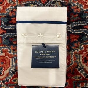 Ralph Lauren Home organic cotton Palmer Percale king pillow cases (2).